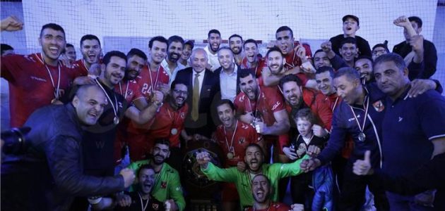 خالد العوضي: الخطيب لم يتأخر في تقديم الدعم لـ يد الأهلي.. ونستحق لقب الدوري عن جدارة